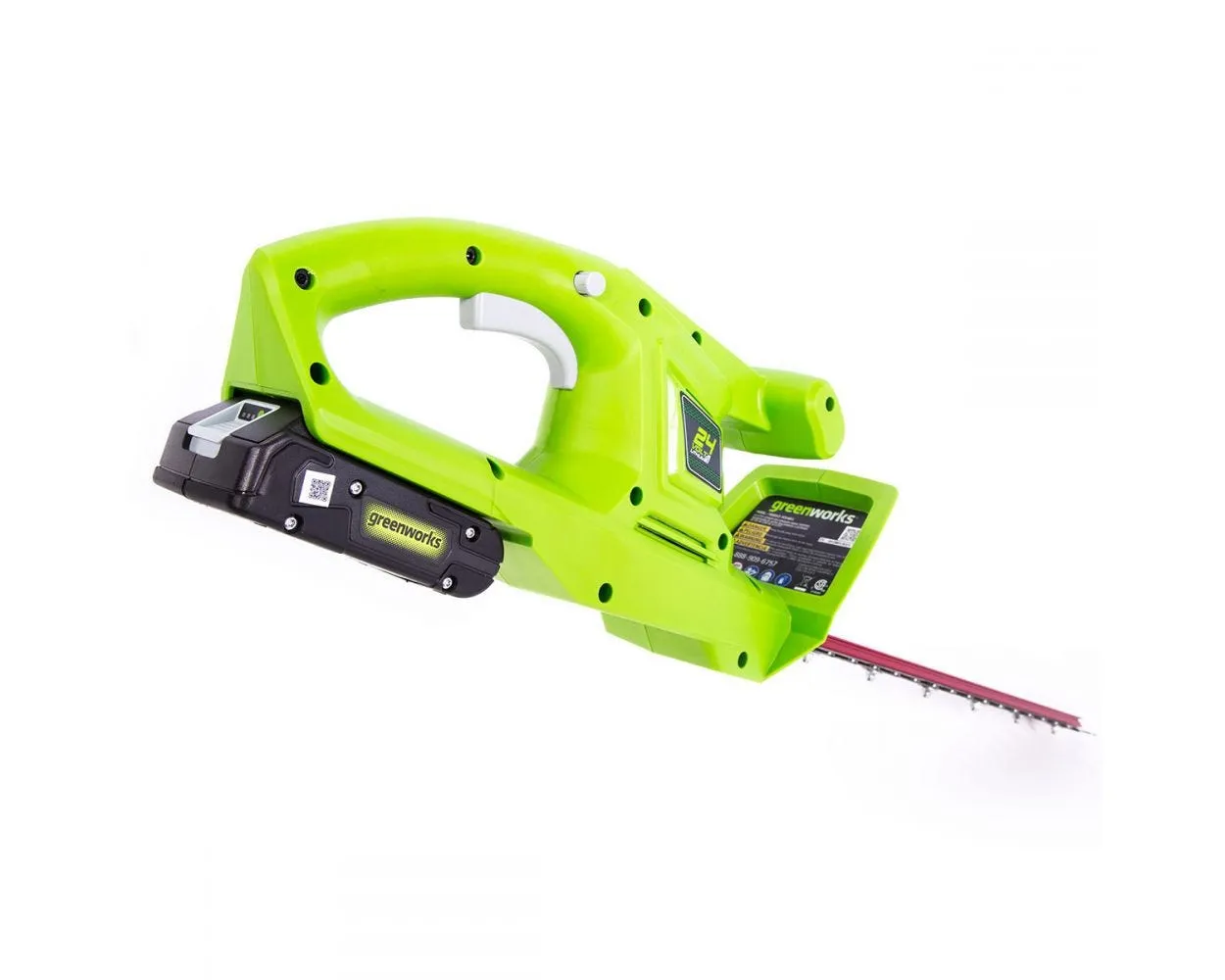 24V 20" Cordless Battery Hedge Trimmer w/ 2.0Ah Battery & Charger