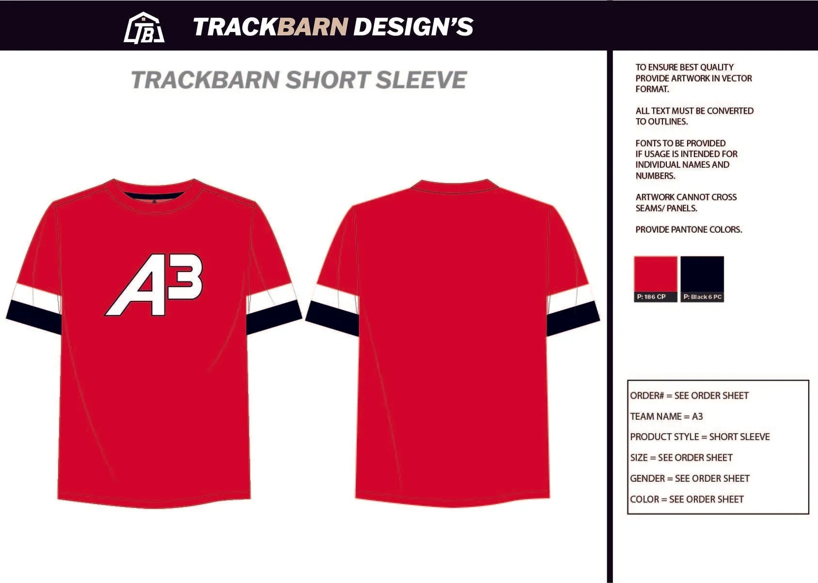 A3-- Mens Stretch Light Training Tee