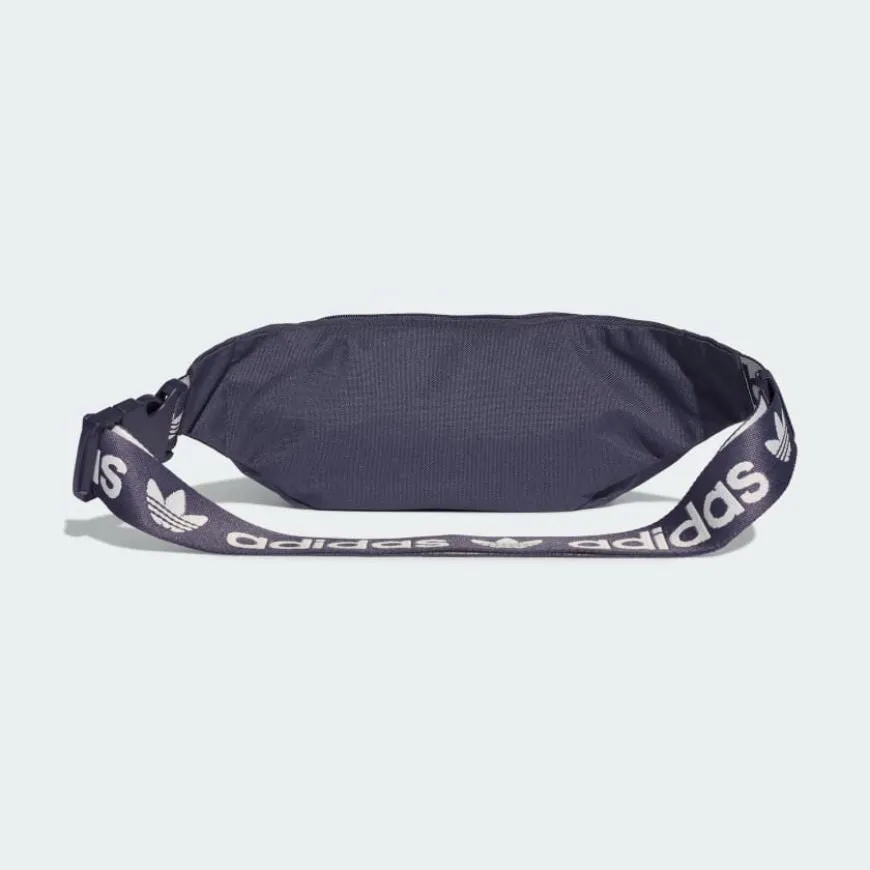 Adidas Branded Webbing Waist Unisex Original Bag Navy