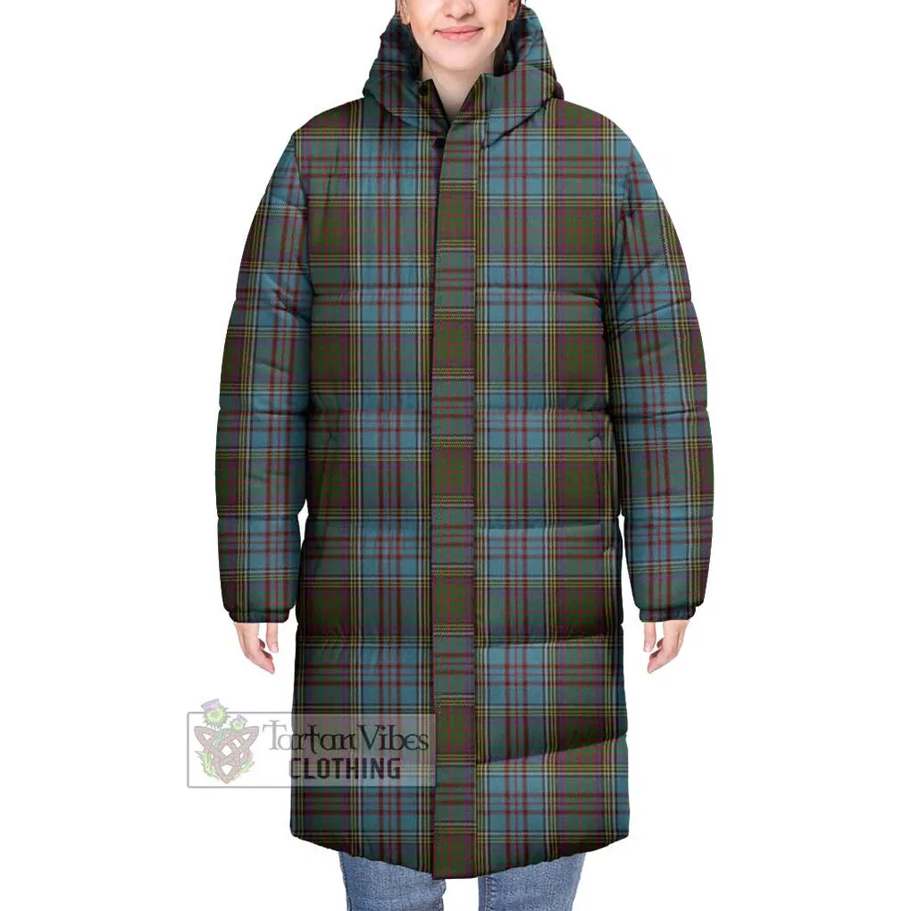 Anderson Tartan Long Down Jacket