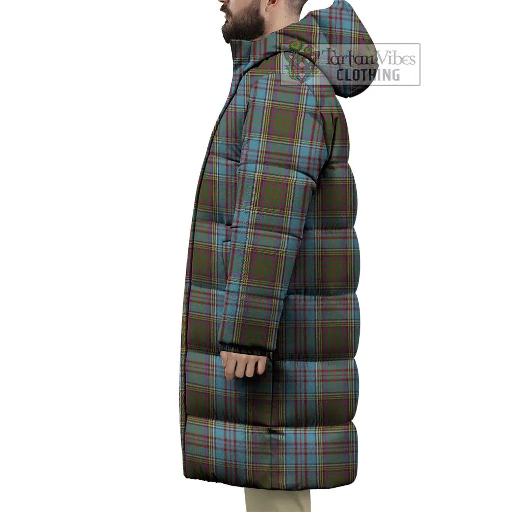 Anderson Tartan Long Down Jacket