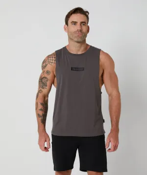 Apex Muscle Tee Charcoal