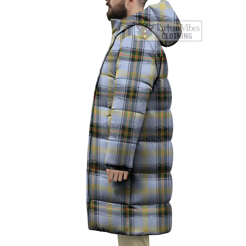 Bell Tartan Long Down Jacket