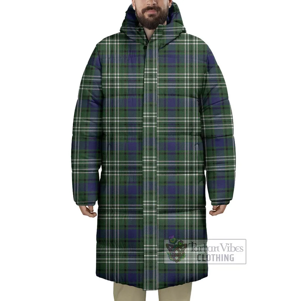 Blyth Tartan Long Down Jacket