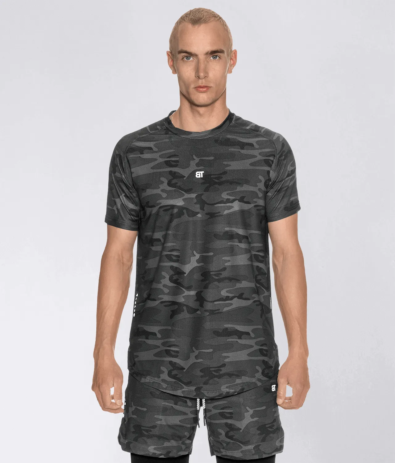 Born Tough Air Pro™ Athletic T-Shirt For Men Grey Camo