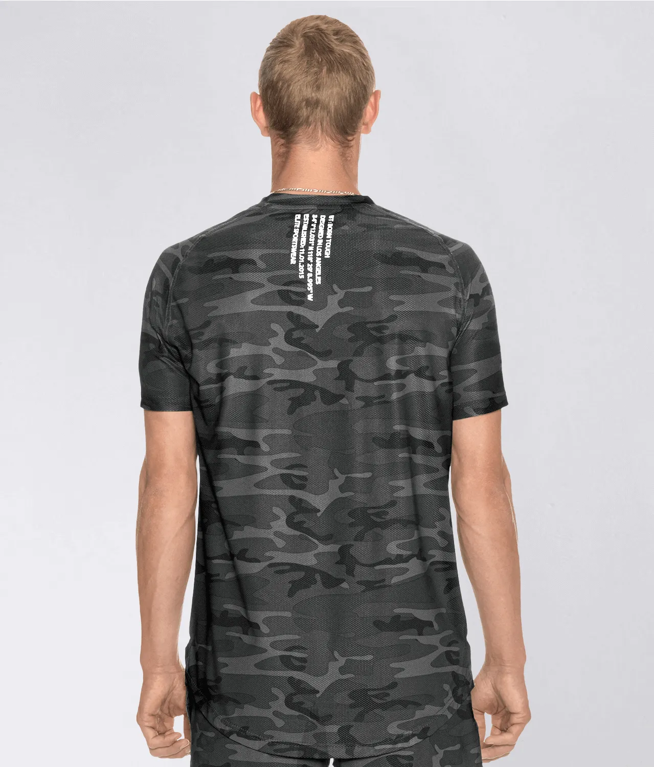 Born Tough Air Pro™ Athletic T-Shirt For Men Grey Camo