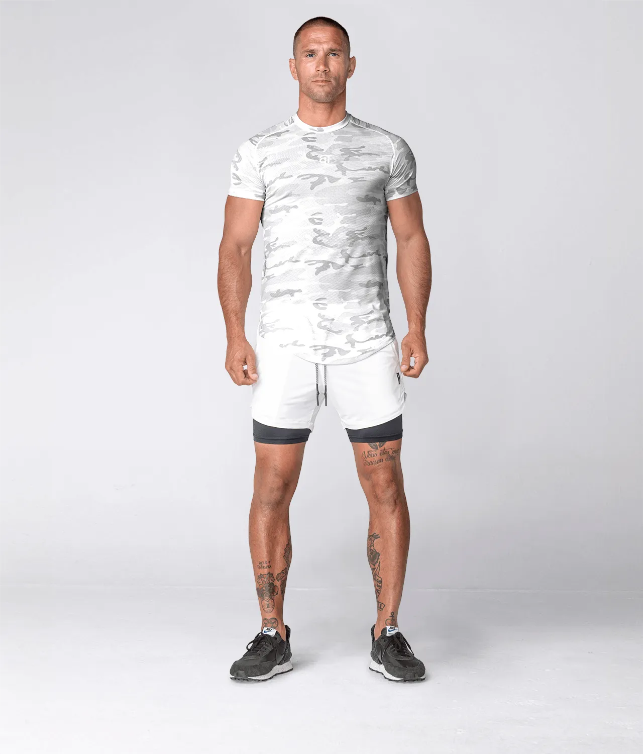 Born Tough Air Pro™ Athletic T-Shirt For Men White Camo