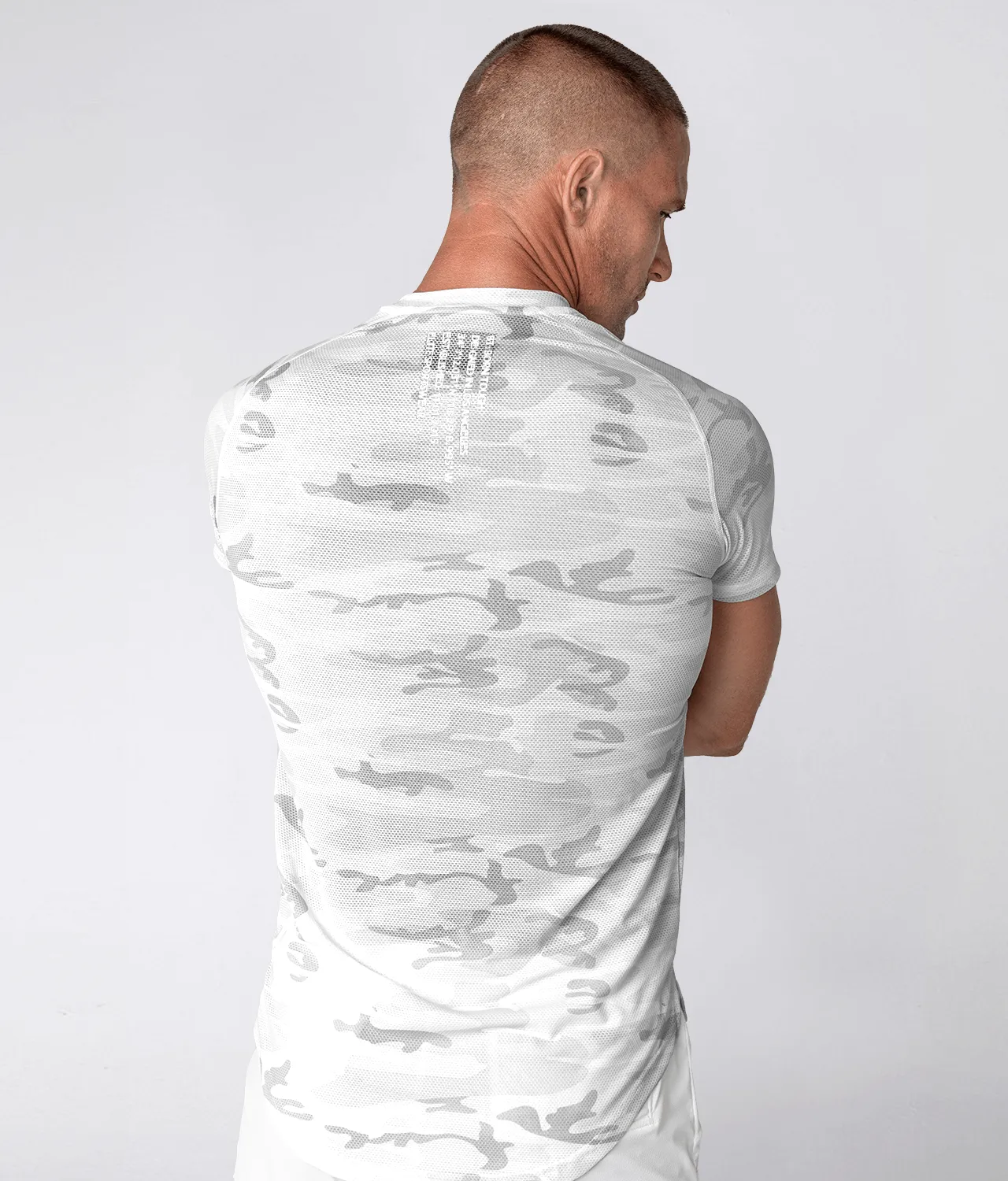 Born Tough Air Pro™ Athletic T-Shirt For Men White Camo