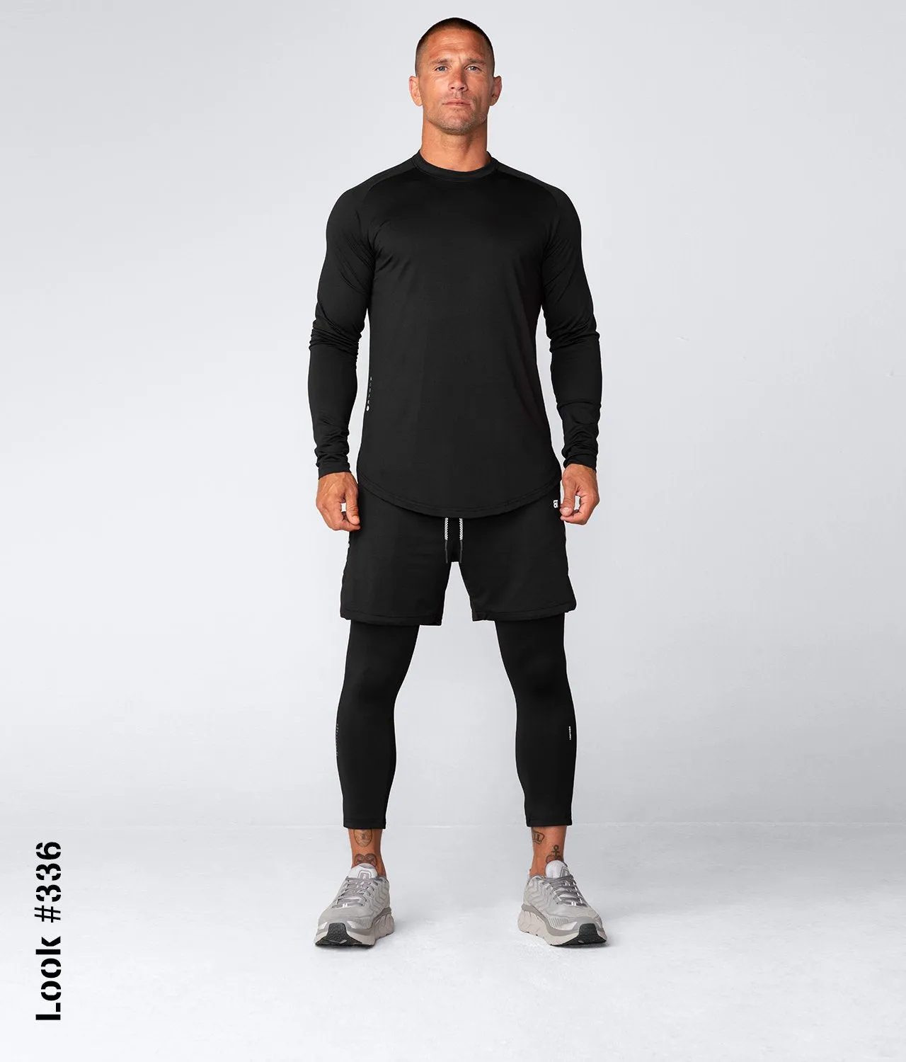 Born Tough Air Pro™ Long Sleeve Running T-Shirt For Men Black