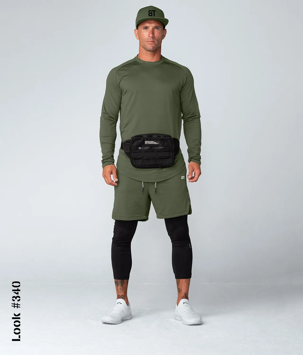 Born Tough Air Pro™ Long Sleeve Running T-Shirt For Men Military Green