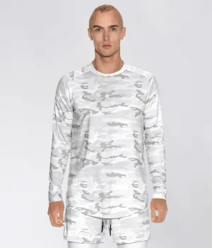 Born Tough Air Pro™ Long Sleeve Running T-Shirt For Men White Camo