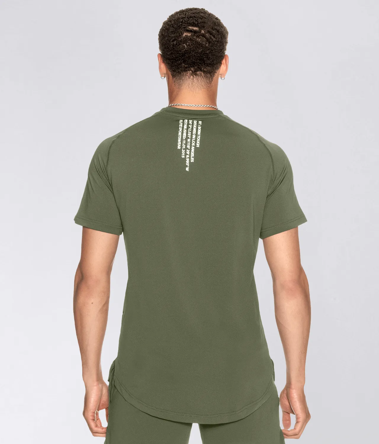 Born Tough Air Pro™ Military Green Athletic T-Shirt For Men