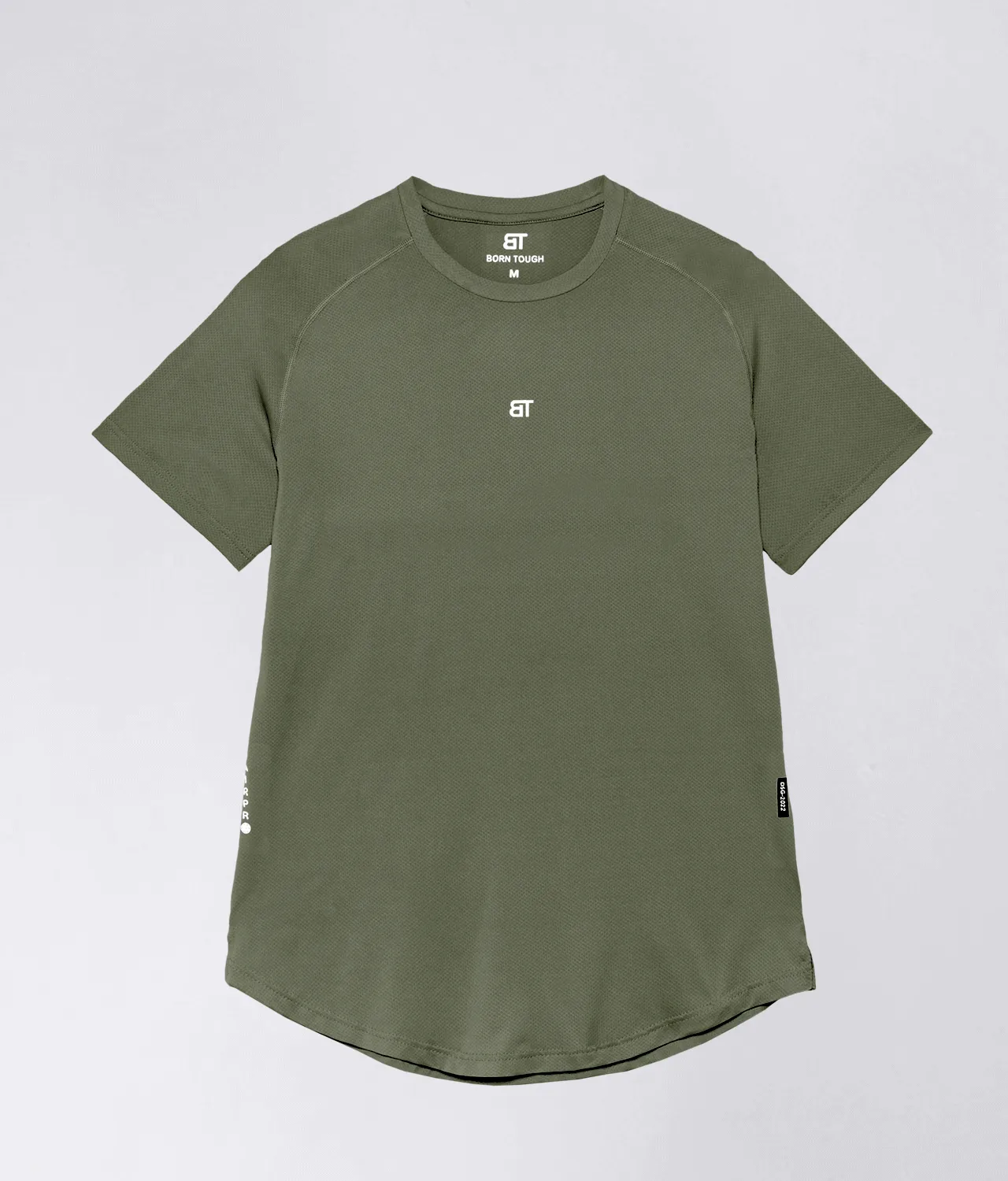 Born Tough Air Pro™ Military Green Athletic T-Shirt For Men