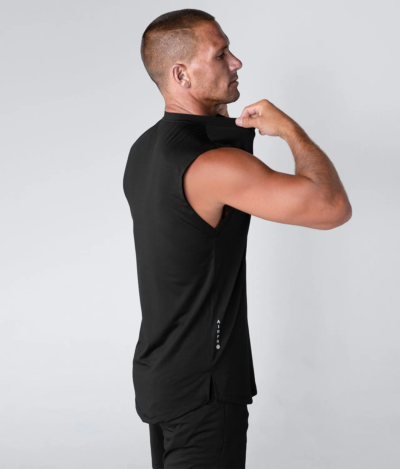 Born Tough Air Pro™ Sleeveless Running T-Shirt For Men Black