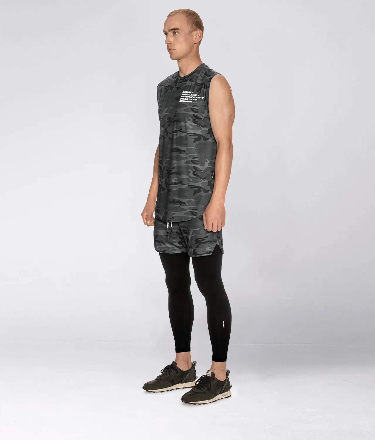 Born Tough Air Pro™ Sleeveless Running T-Shirt For Men Grey Camo