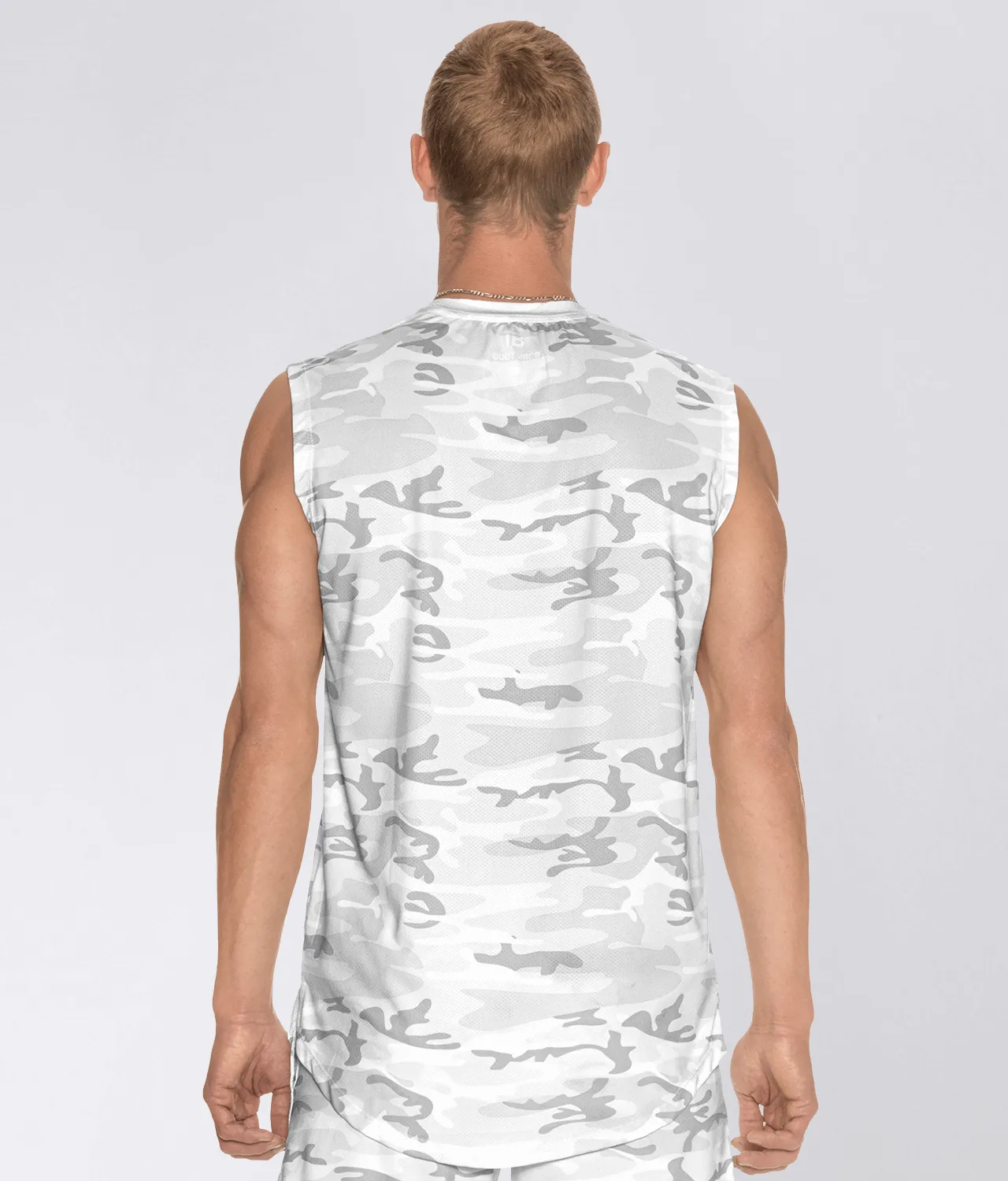 Born Tough Air Pro™ Sleeveless Running T-Shirt For Men White Camo