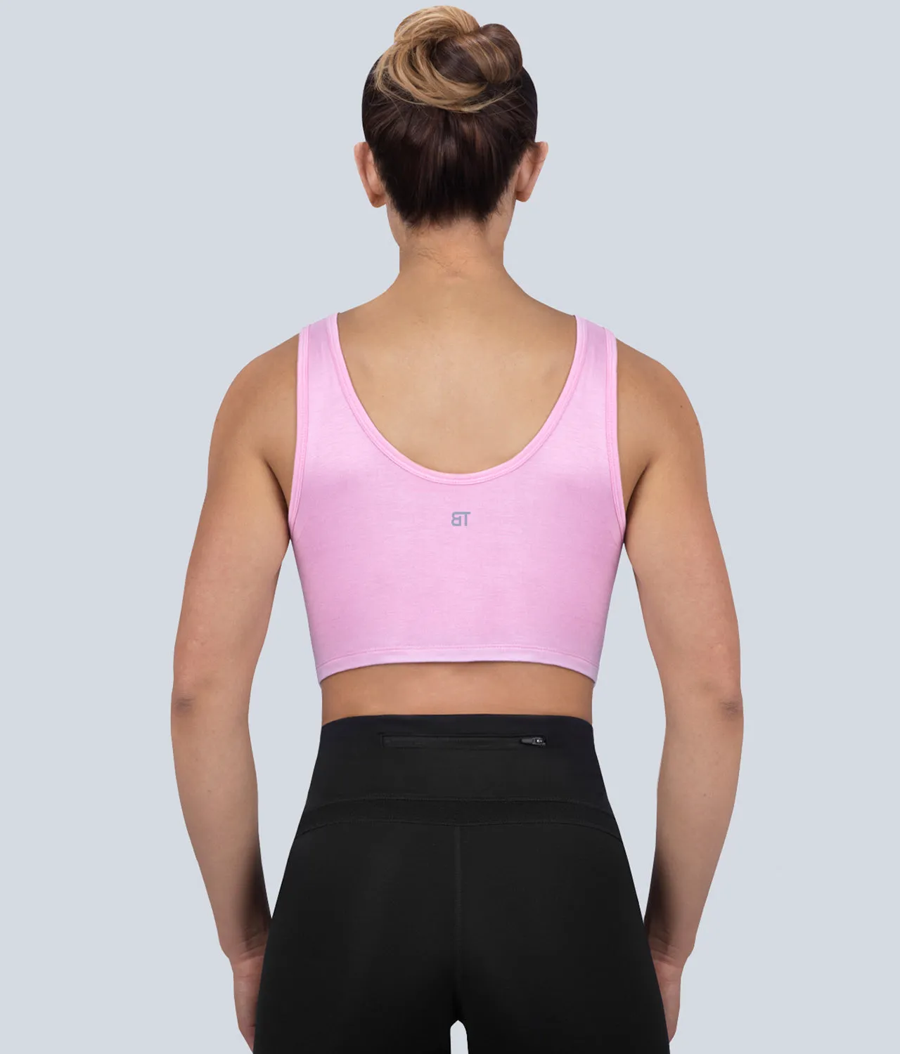 Born Tough High Altitude Pink Sheer Athletic Tank Top for Women