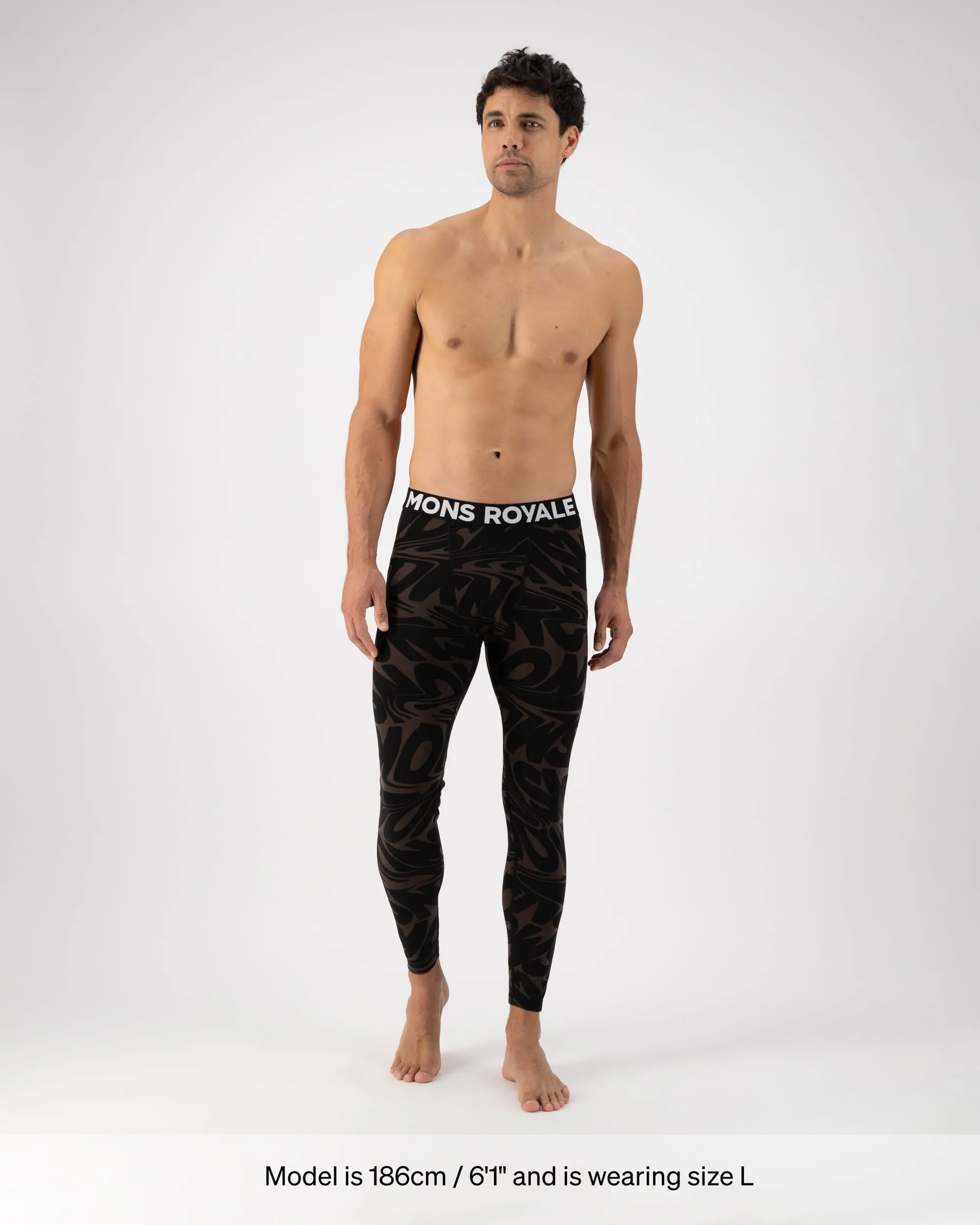 Cascade Merino Base Layer Legging - Signal Lost Cedar