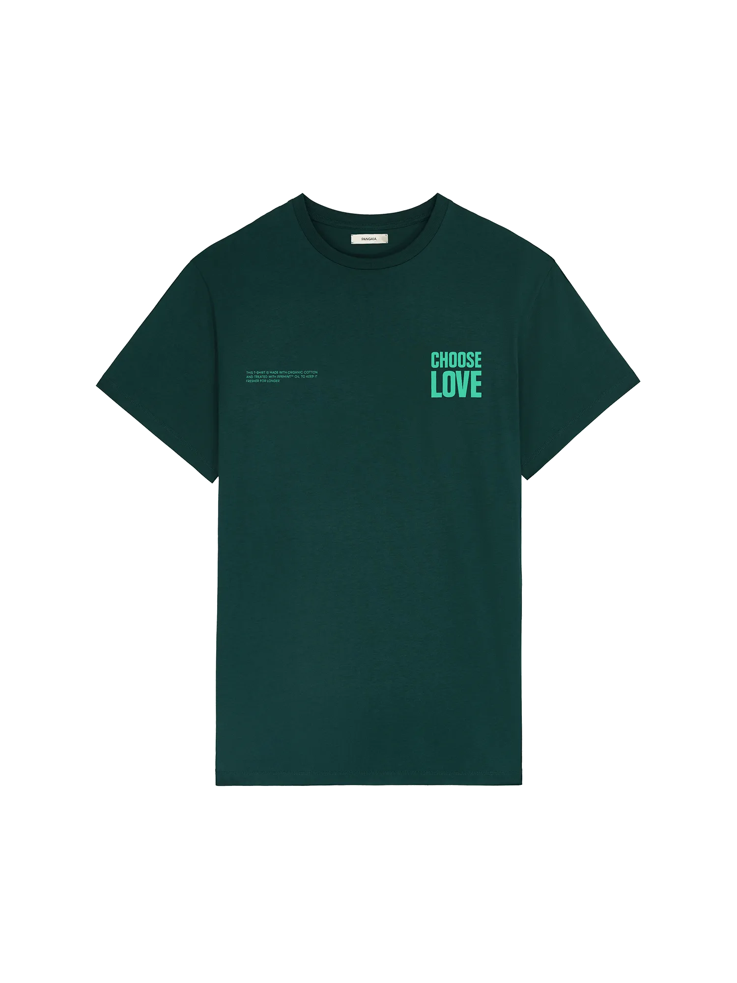 Choose Love Midweight T-Shirt—foliage green