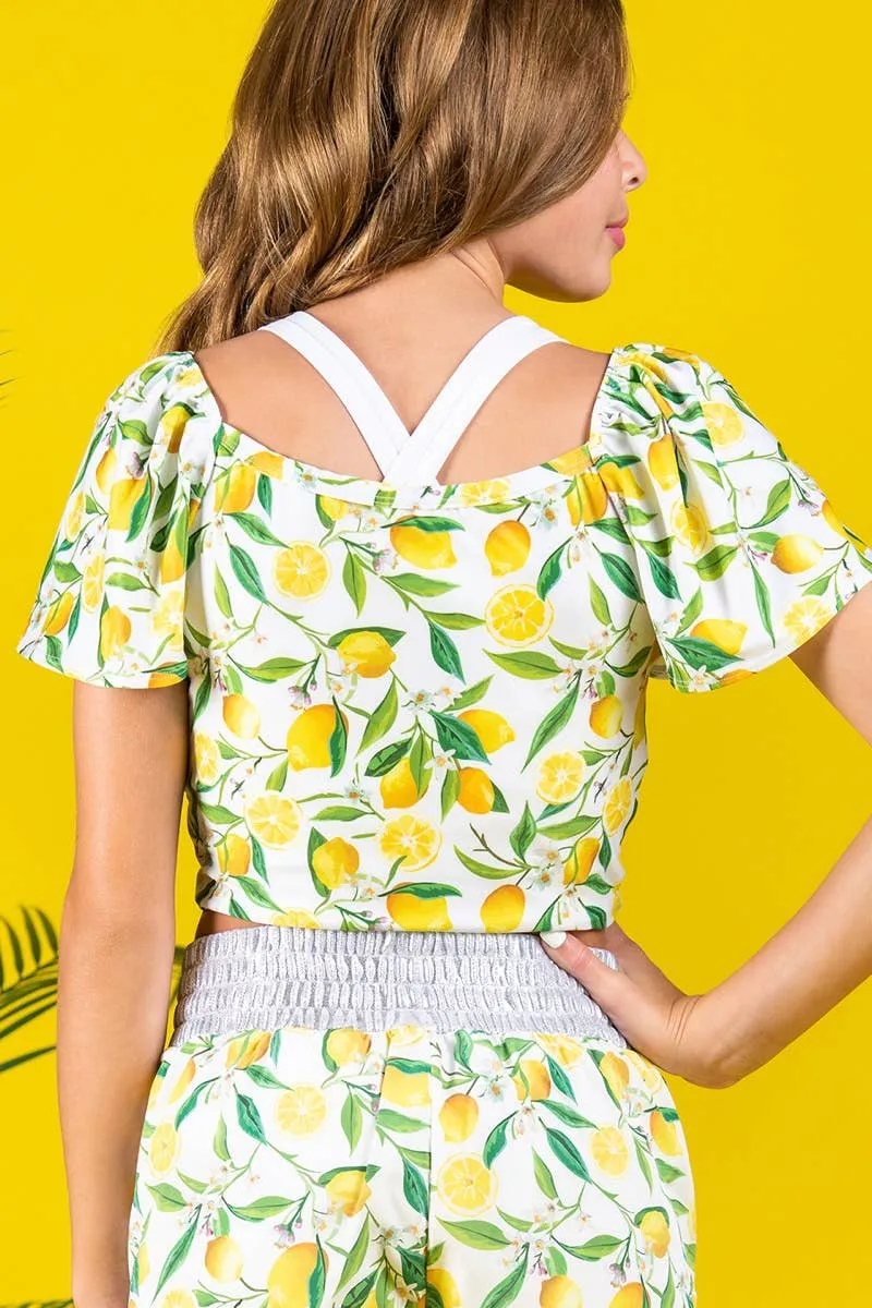 Cinch Top in Lovely Lemon