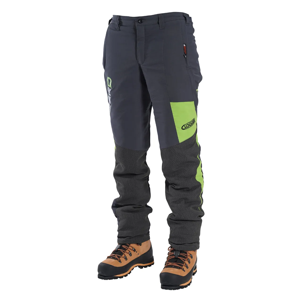 Clogger Zero Gen2 Light and Cool Men's Arborist UL Chainsaw Pants - Grey/Green