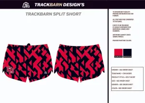 Crusaders-- Mens Split Track Short