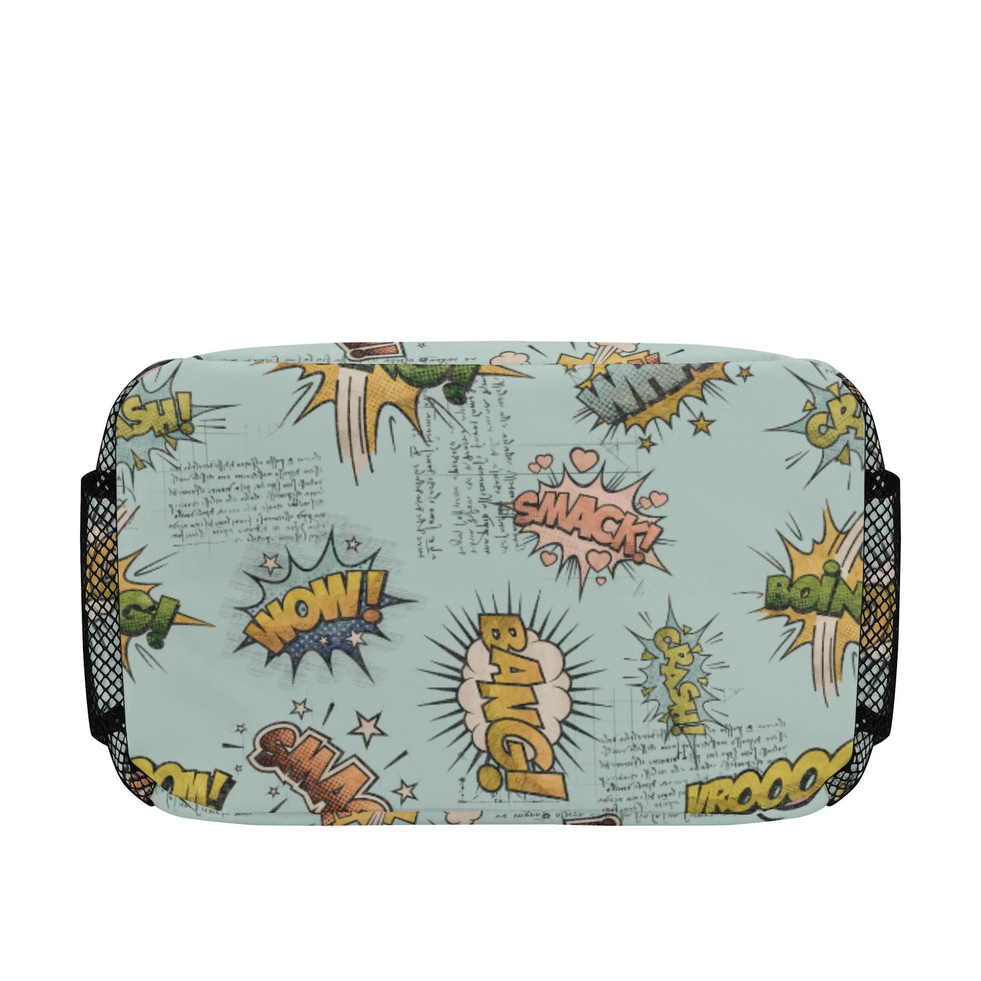 Elevate Lunchtime with Stylish All-Over Printed Vintage Aesthetics Lunch Bag for Teenagers-Ocean Adventure