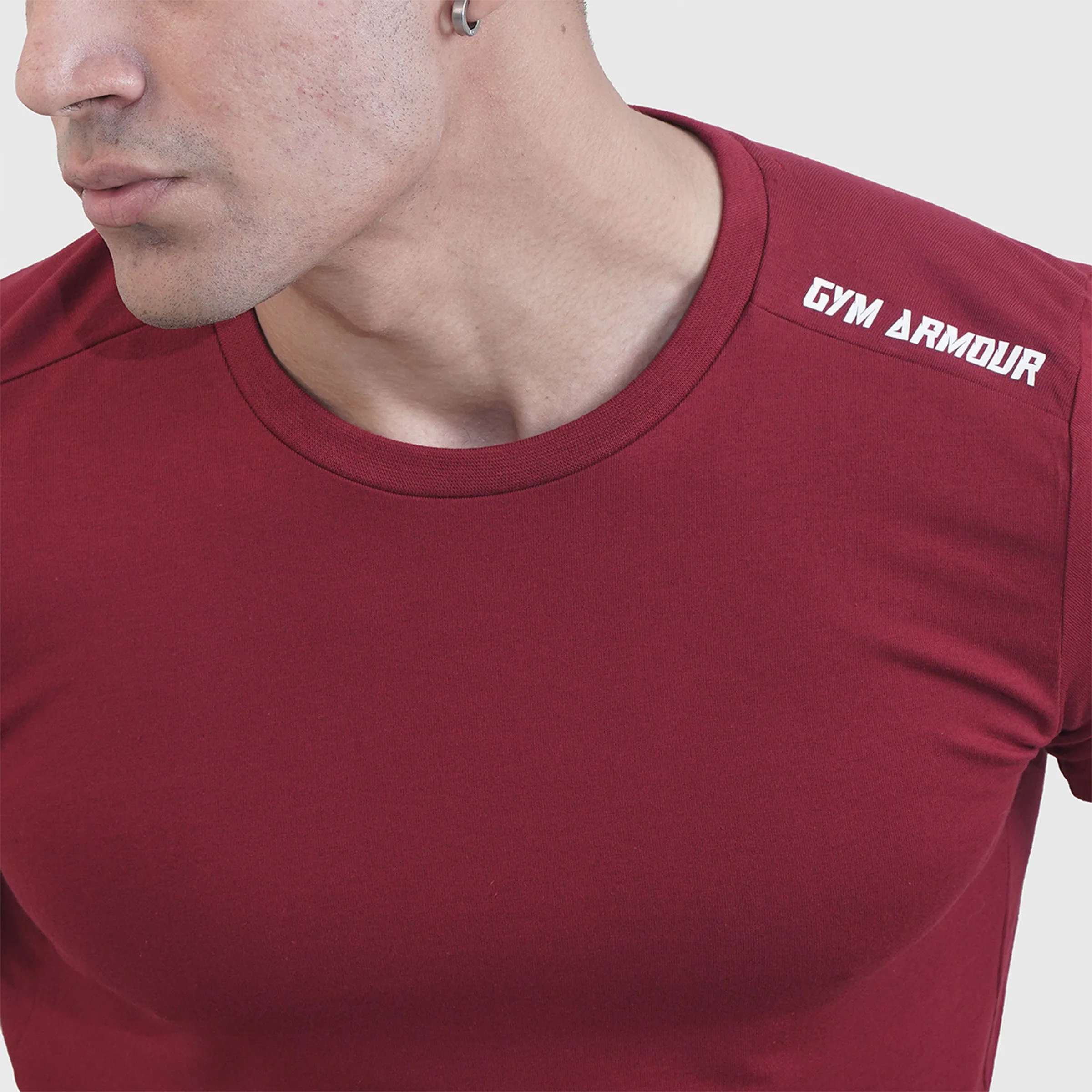 Flex Fit Tee (Maroon)