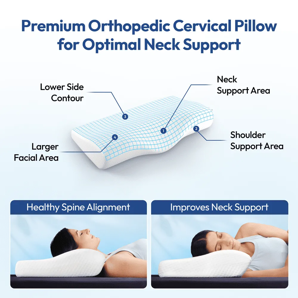 Frido Ultimate Neck Contour Cervical Plus Pillow