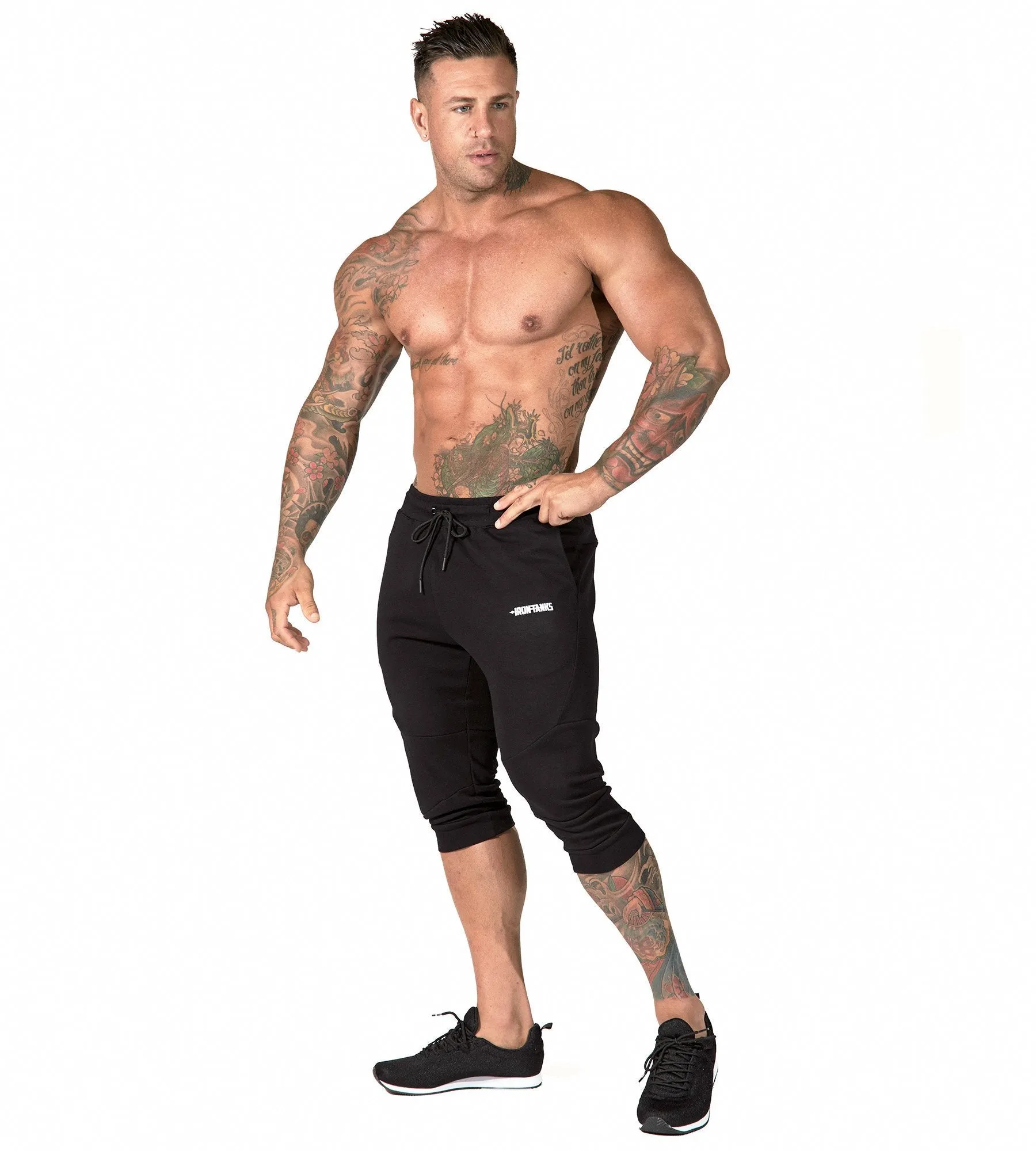 Fusion 3/4 Gym Pants II - Flux Black