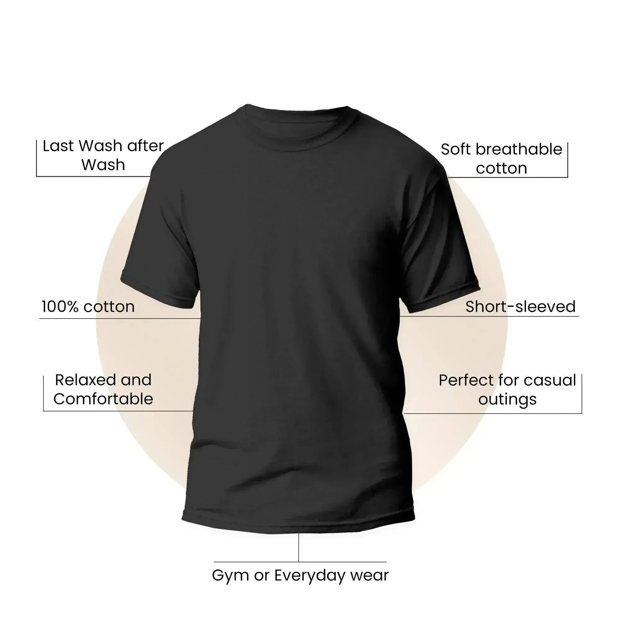 Gildan Short Sleeve Tshirt Ultra Soft Lightweight 100% Ringspun Cotton Blend Crewneck Top