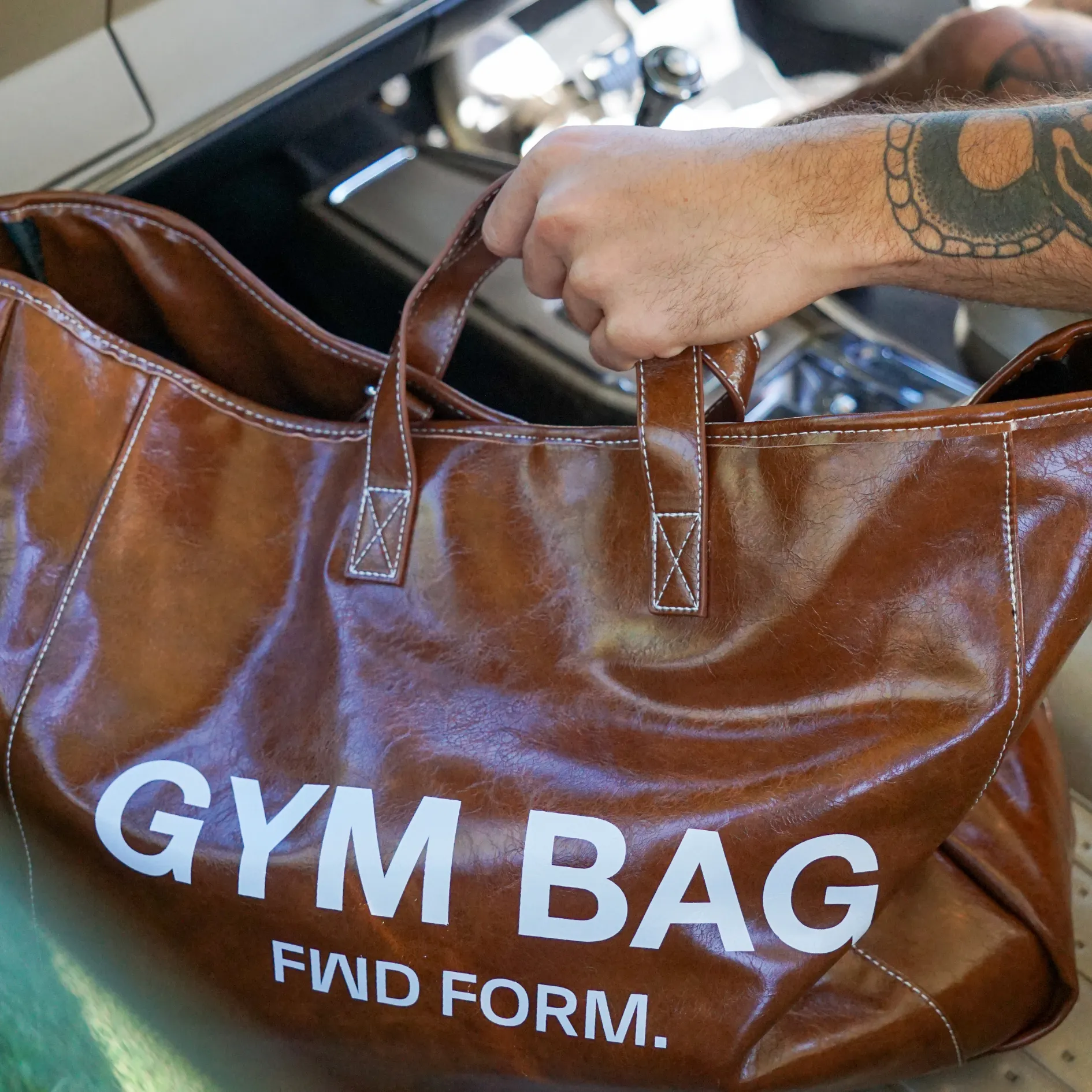 Gym Bag - Saddle Brown