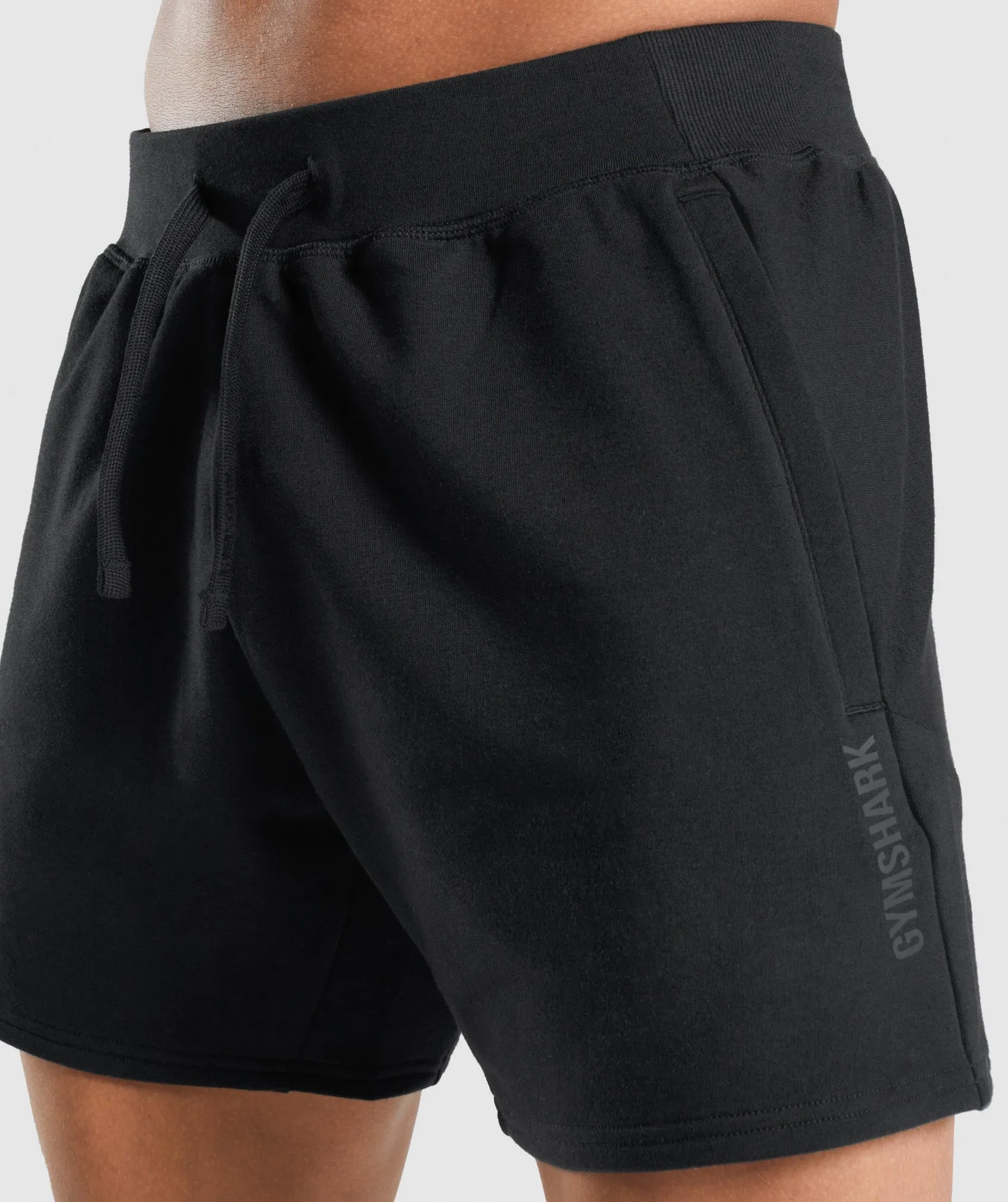 Gymshark Chalk 5" Quad Shorts - Black