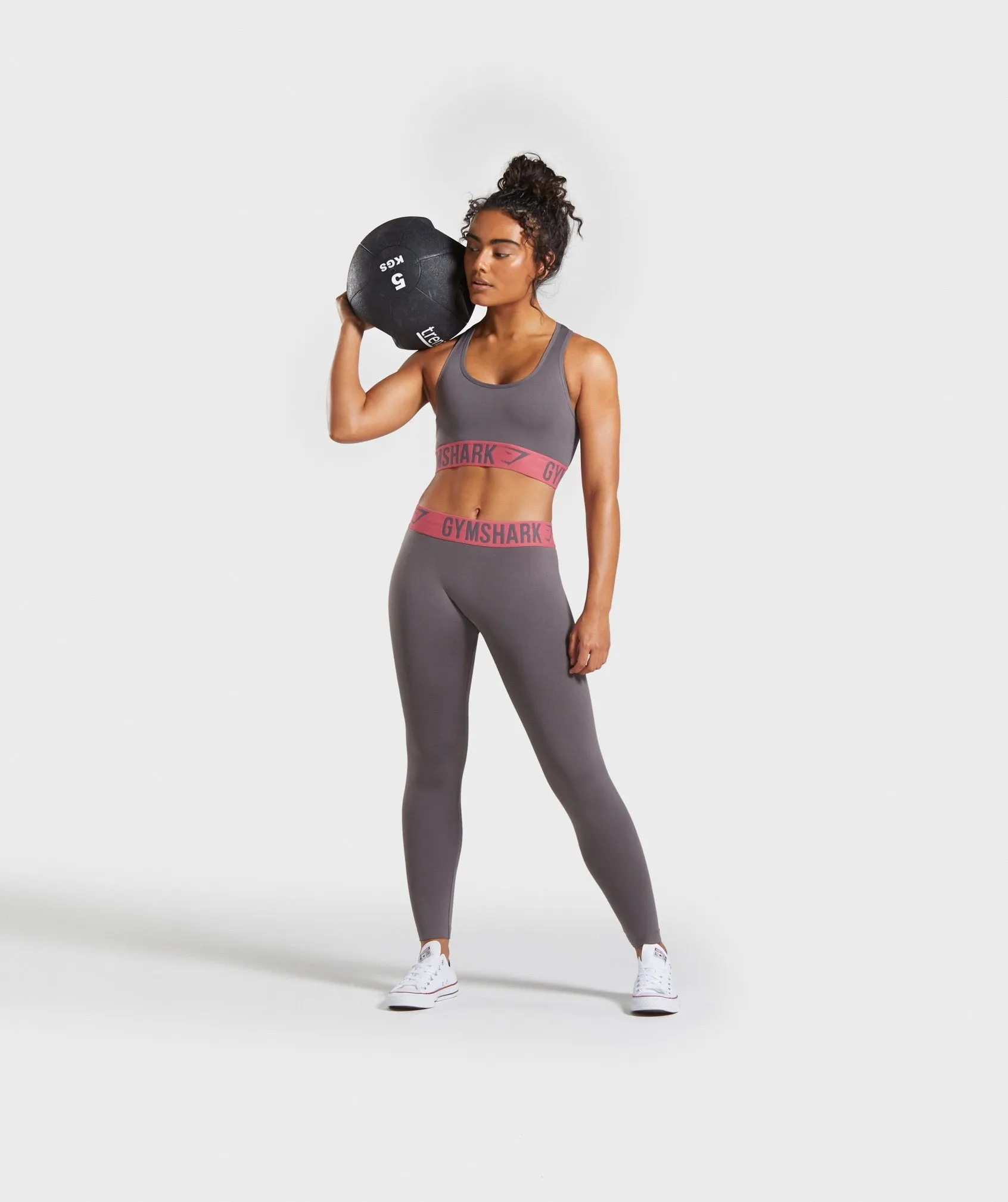 Gymshark Fit Sports Bra - Slate Lavender/Rose