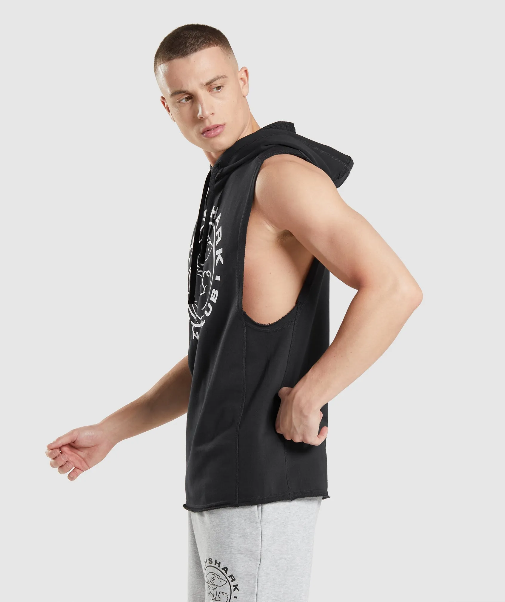 Gymshark Legacy Drop Arm Hoodie - Black