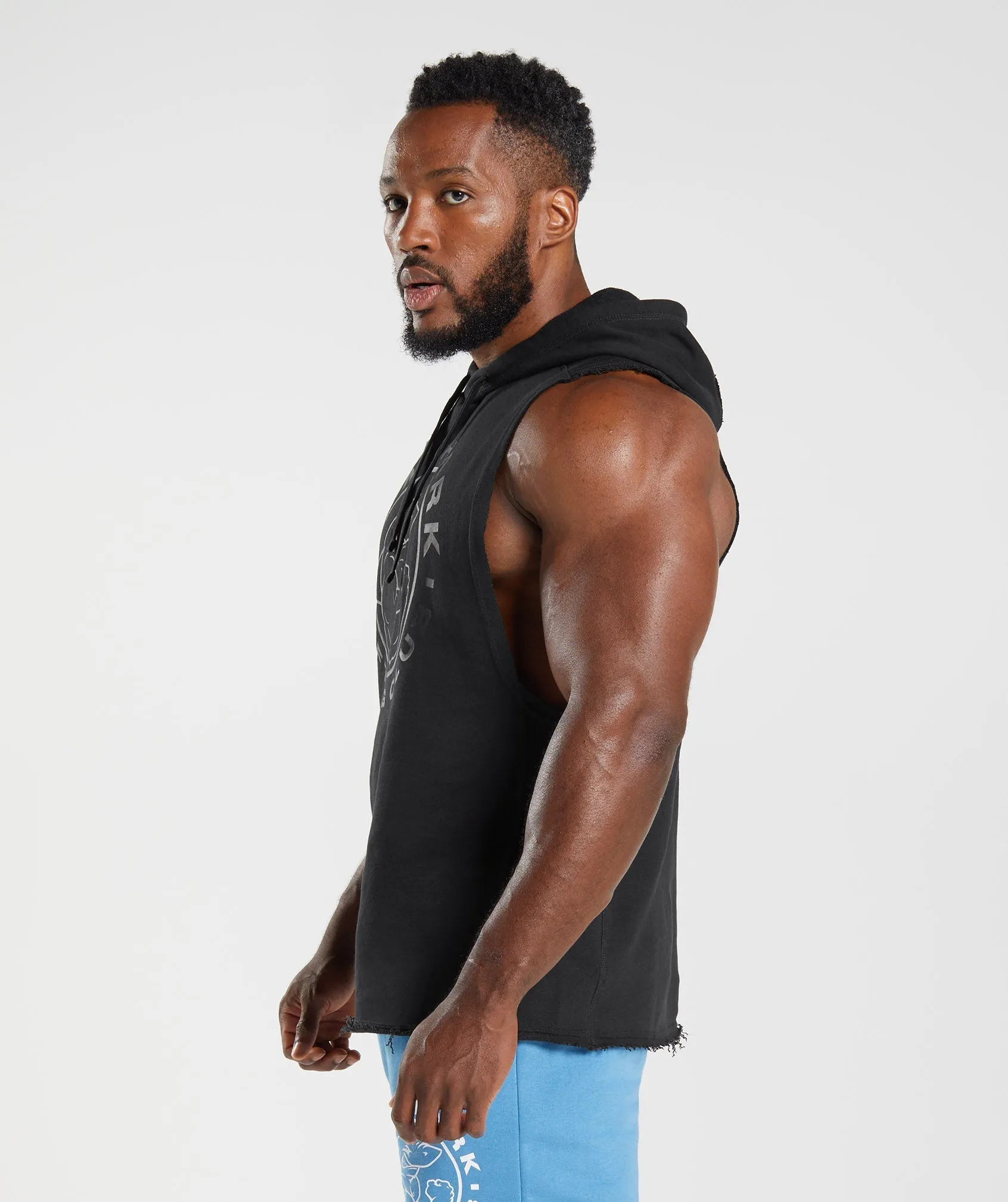 Gymshark Legacy Drop Arm Hoodie - Black