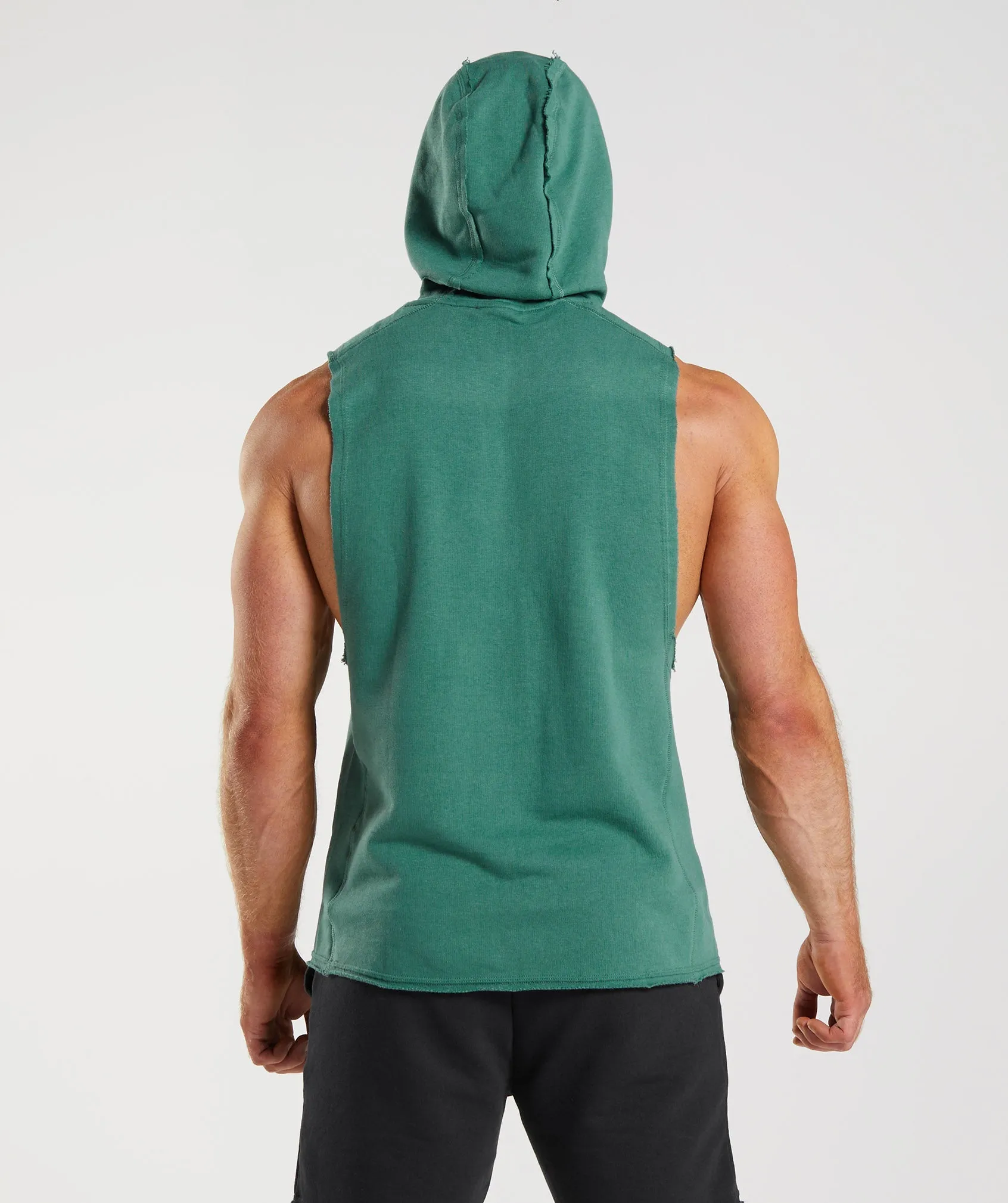 Gymshark Legacy Drop Arm Hoodie - Hoya Green