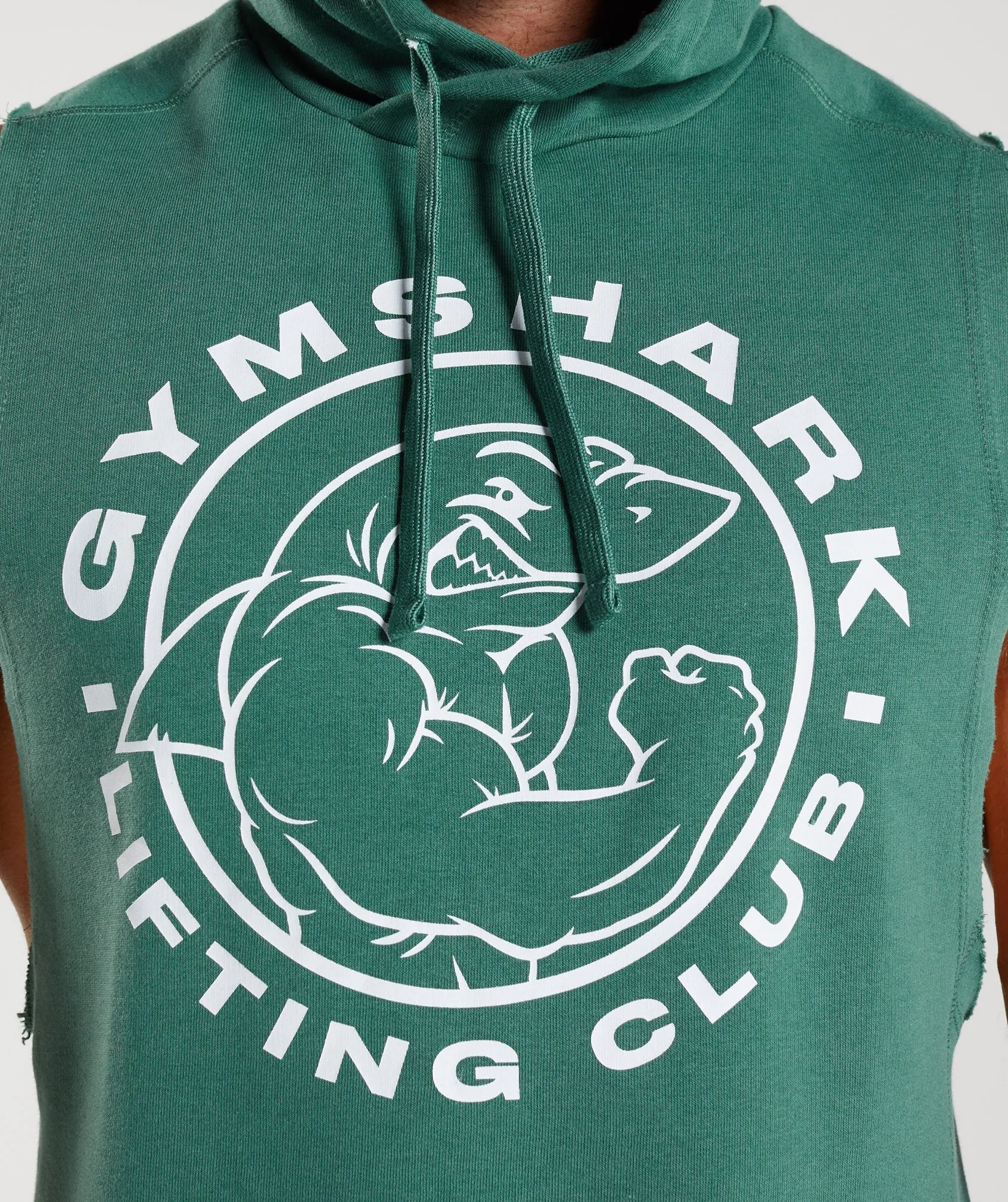 Gymshark Legacy Drop Arm Hoodie - Hoya Green