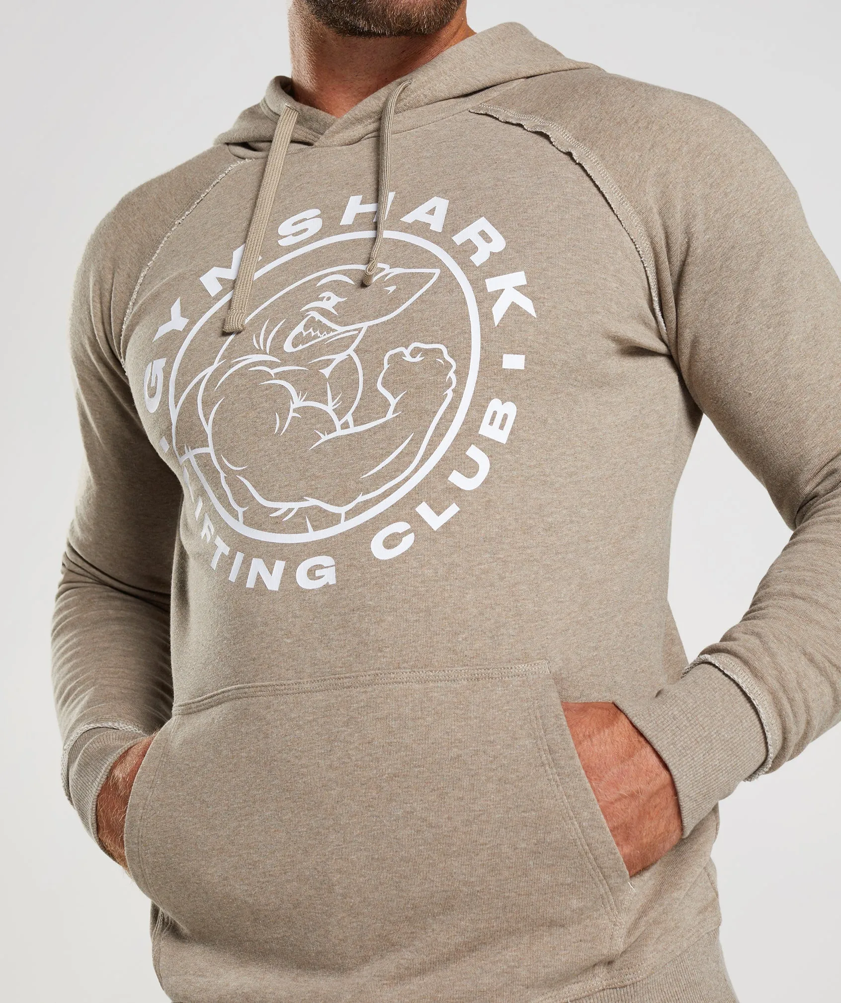 Gymshark Legacy Hoodie - Limestone Marl