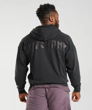 Gymshark Power Washed Hoodie - Black