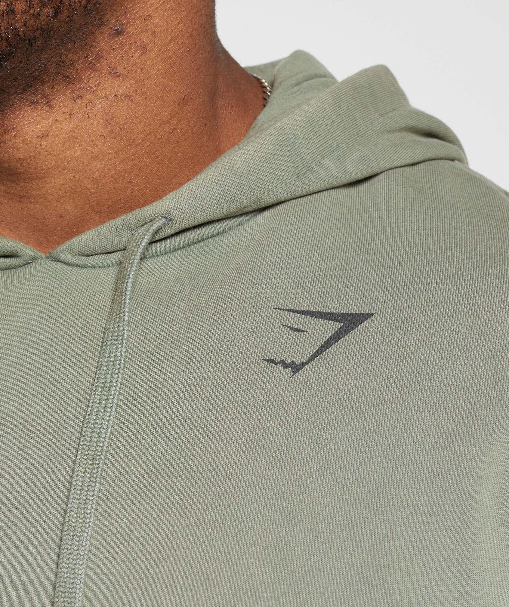 Gymshark Power Washed Hoodie - Dusk Green