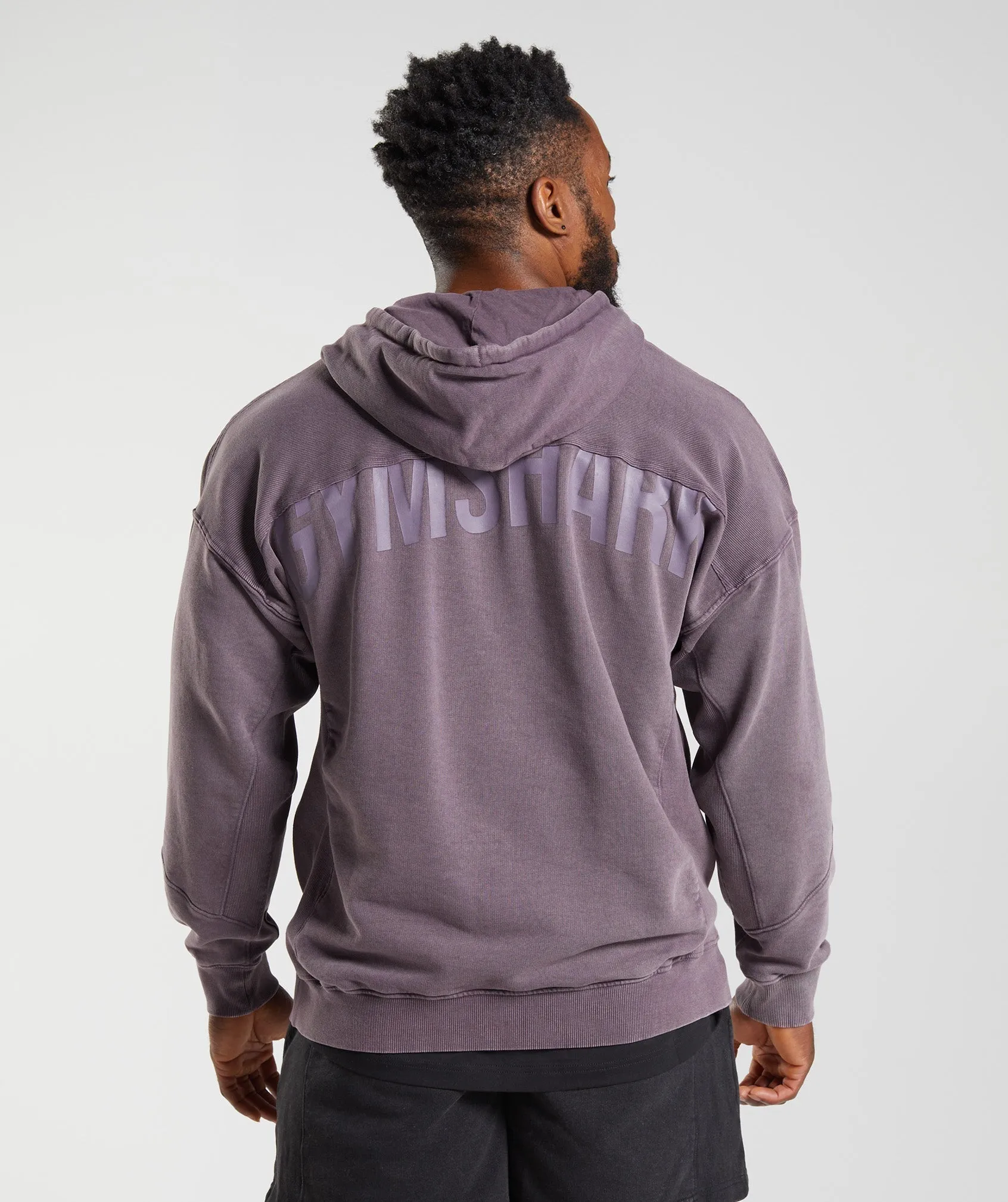 Gymshark Power Washed Hoodie - Musk Lilac