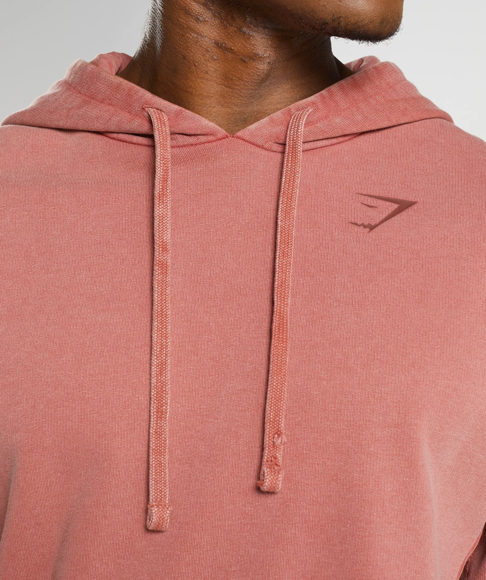 Gymshark Power Washed Hoodie - Rose Brown