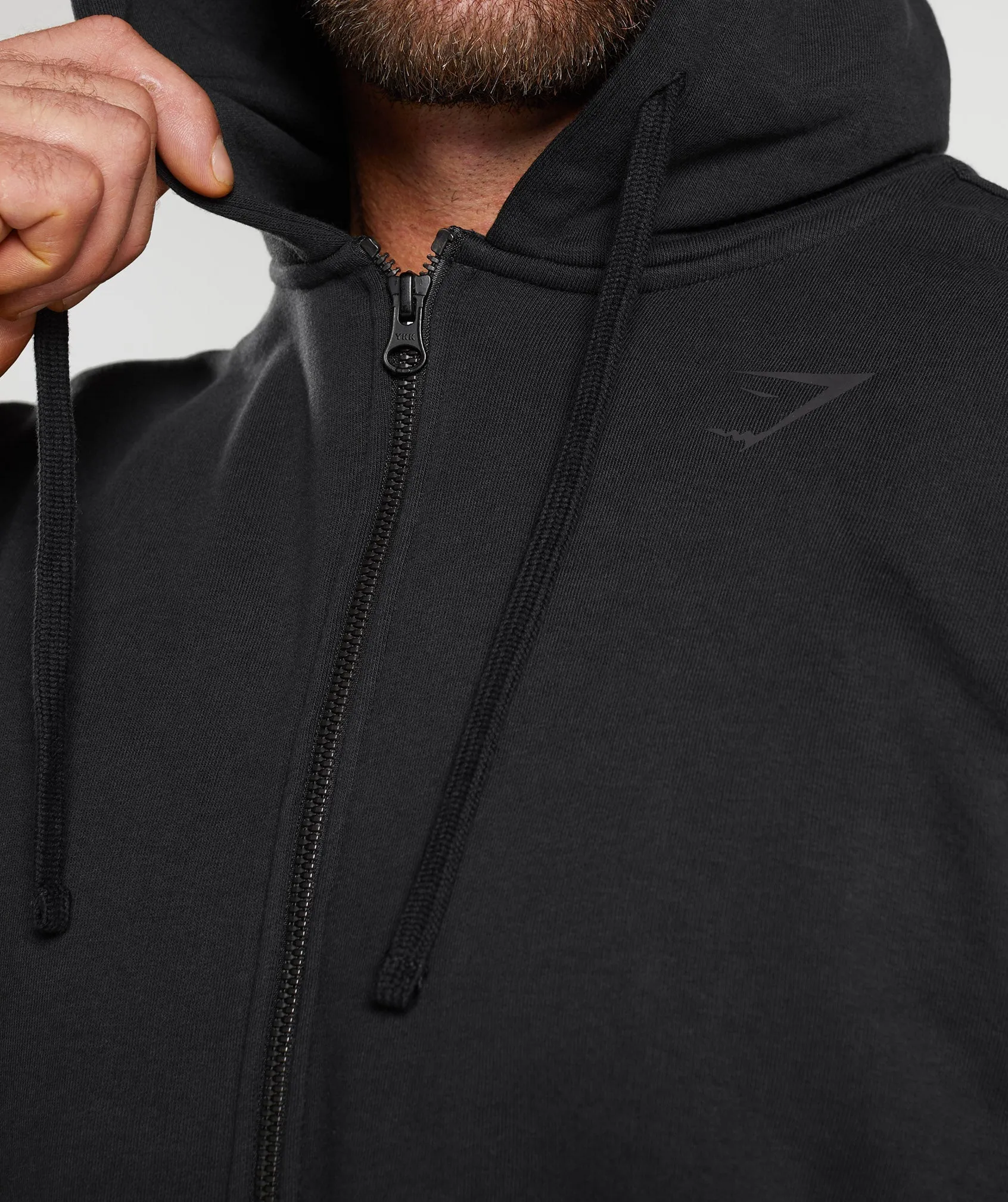 Gymshark Power Zip Hoodie - Black