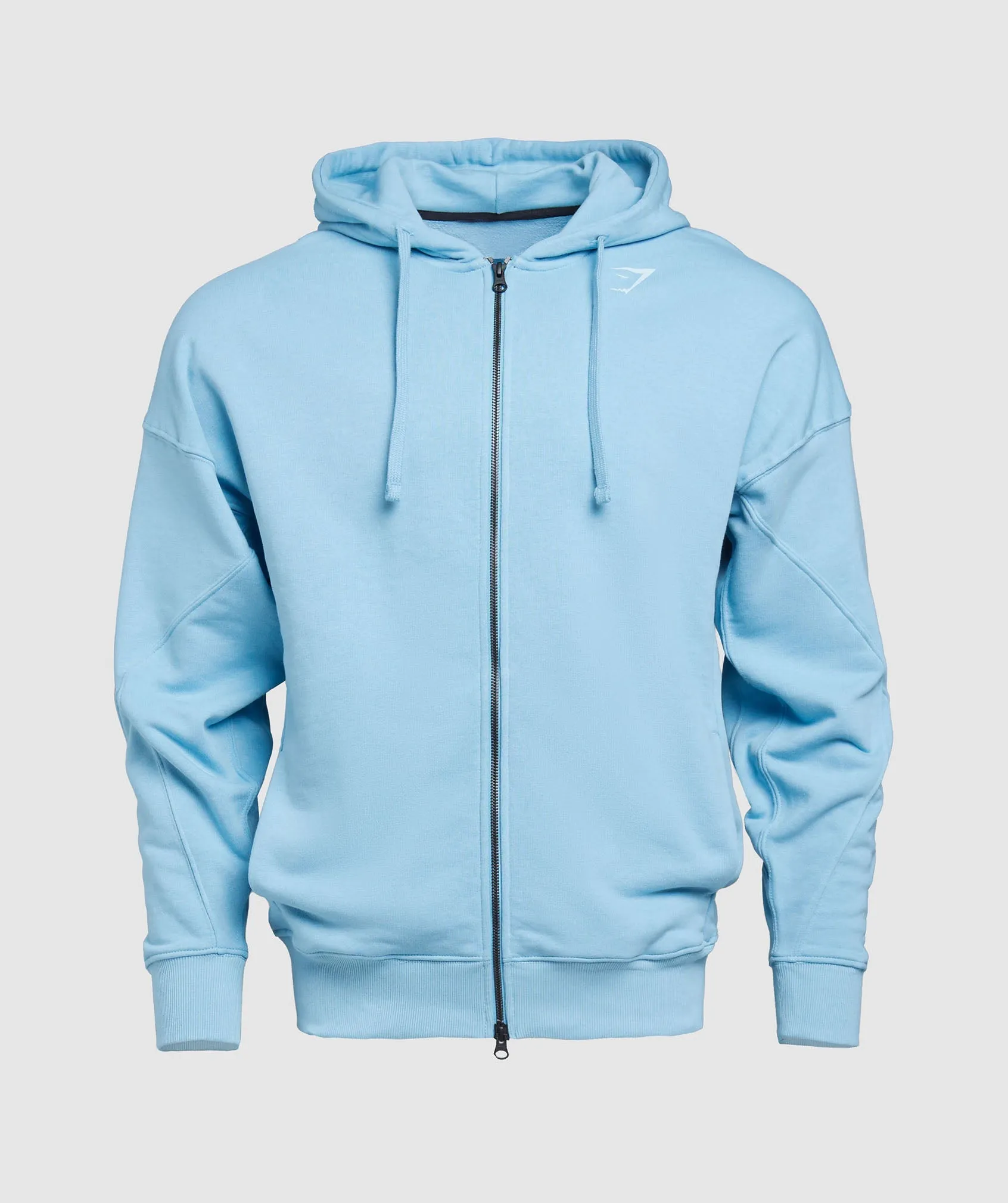 Gymshark Power Zip Hoodie - Ozone Blue