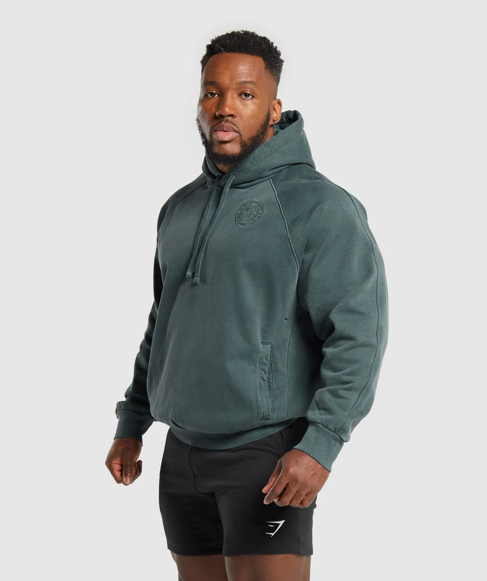 Gymshark Premium Legacy Hoodie - Cargo Teal