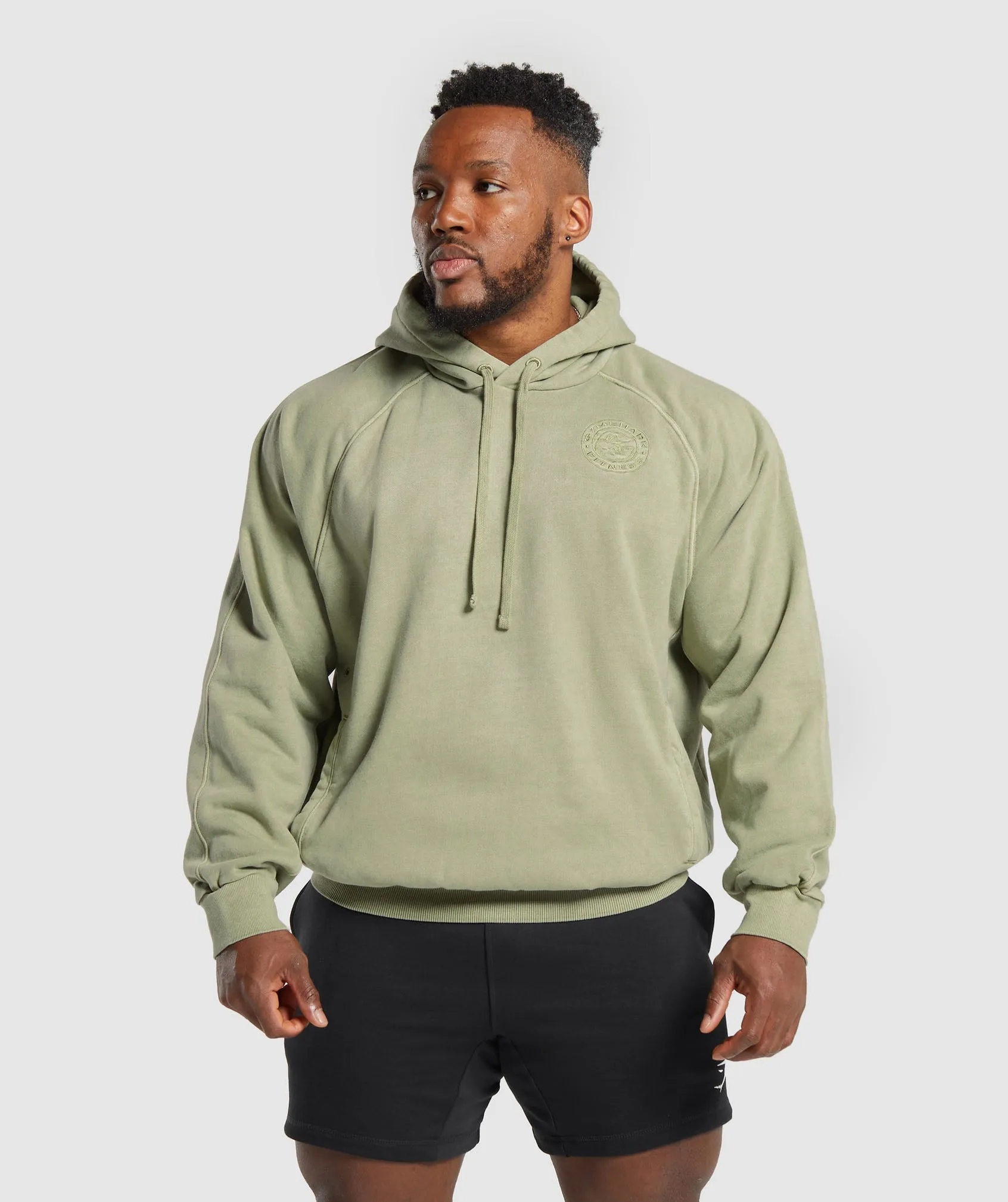 Gymshark Premium Legacy Hoodie - Natural Sage Green