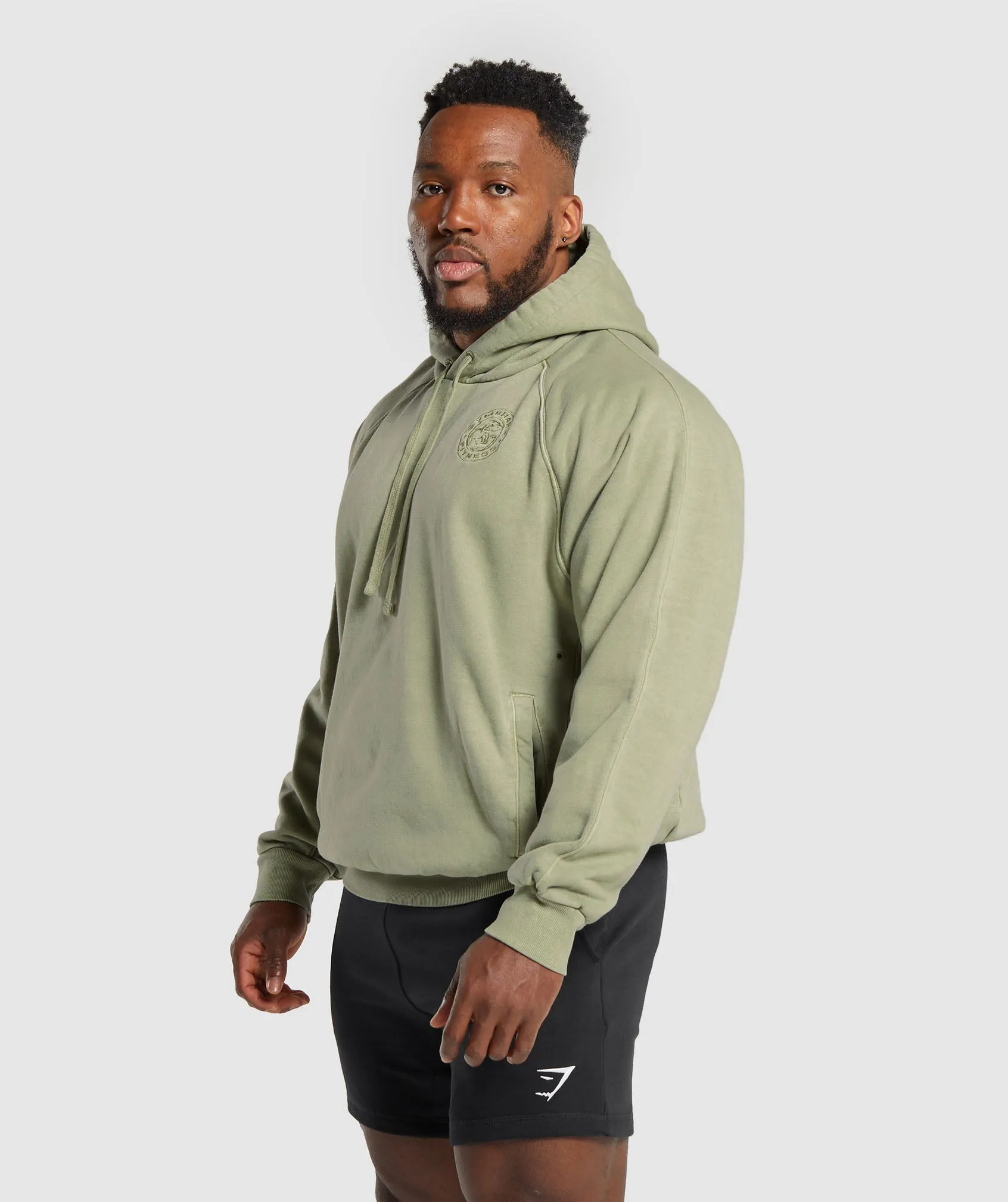 Gymshark Premium Legacy Hoodie - Natural Sage Green