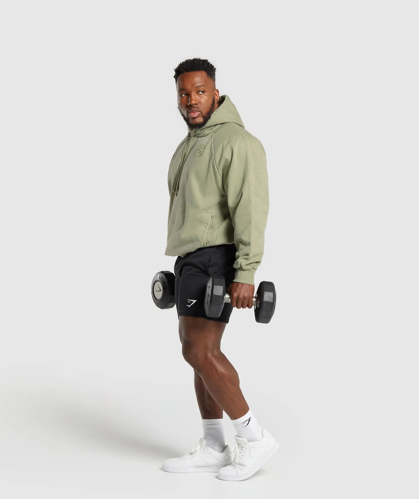 Gymshark Premium Legacy Hoodie - Natural Sage Green