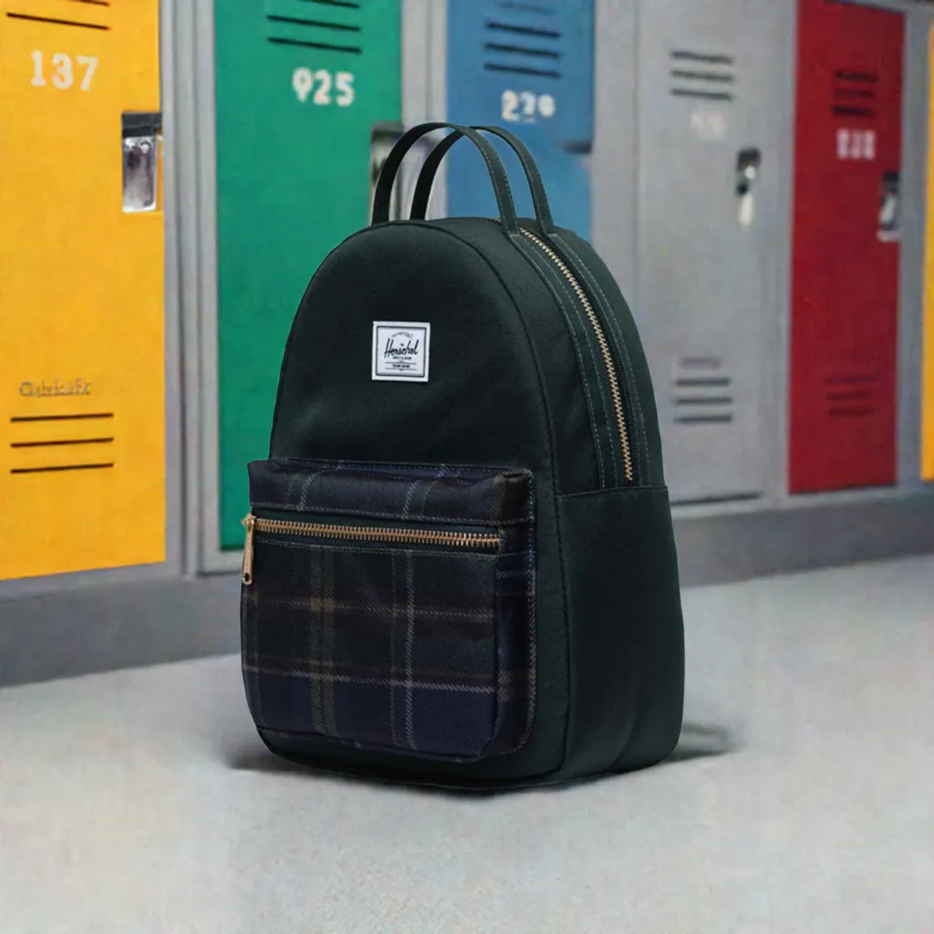 Herschel Nova Mini Backpack 11395-06016 - Winter Plaid in Darkest Spruce | Moose Limited